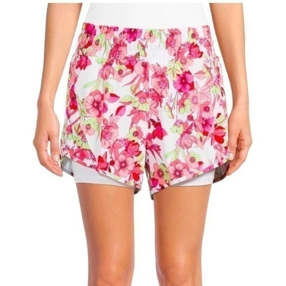 NWOT Avia athletic running shorts a floral. Small.